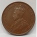 AUSTRALIA 1922 .  ONE 1 PENNY . VARIETY . INDIAN DIE 